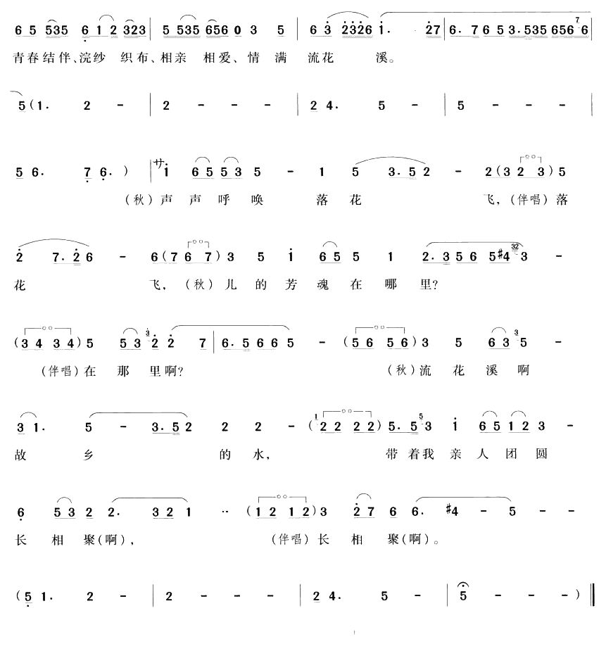 眼朦胧步迷离（越剧唱段)简谱