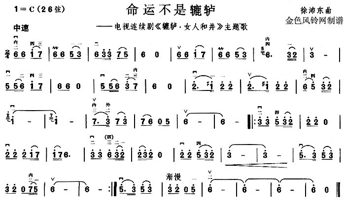 命运不是辘轳(《辘轳·女人和井》主题歌)